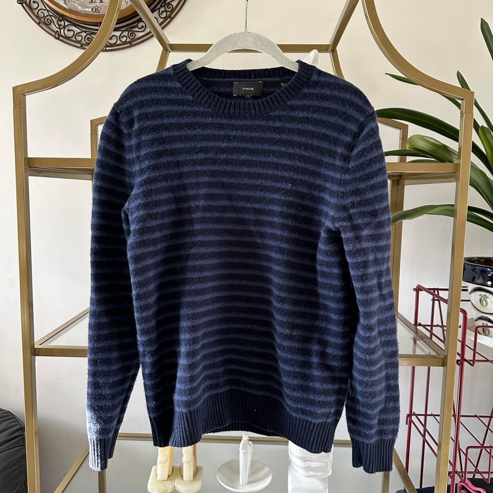Vince blue striped sweater